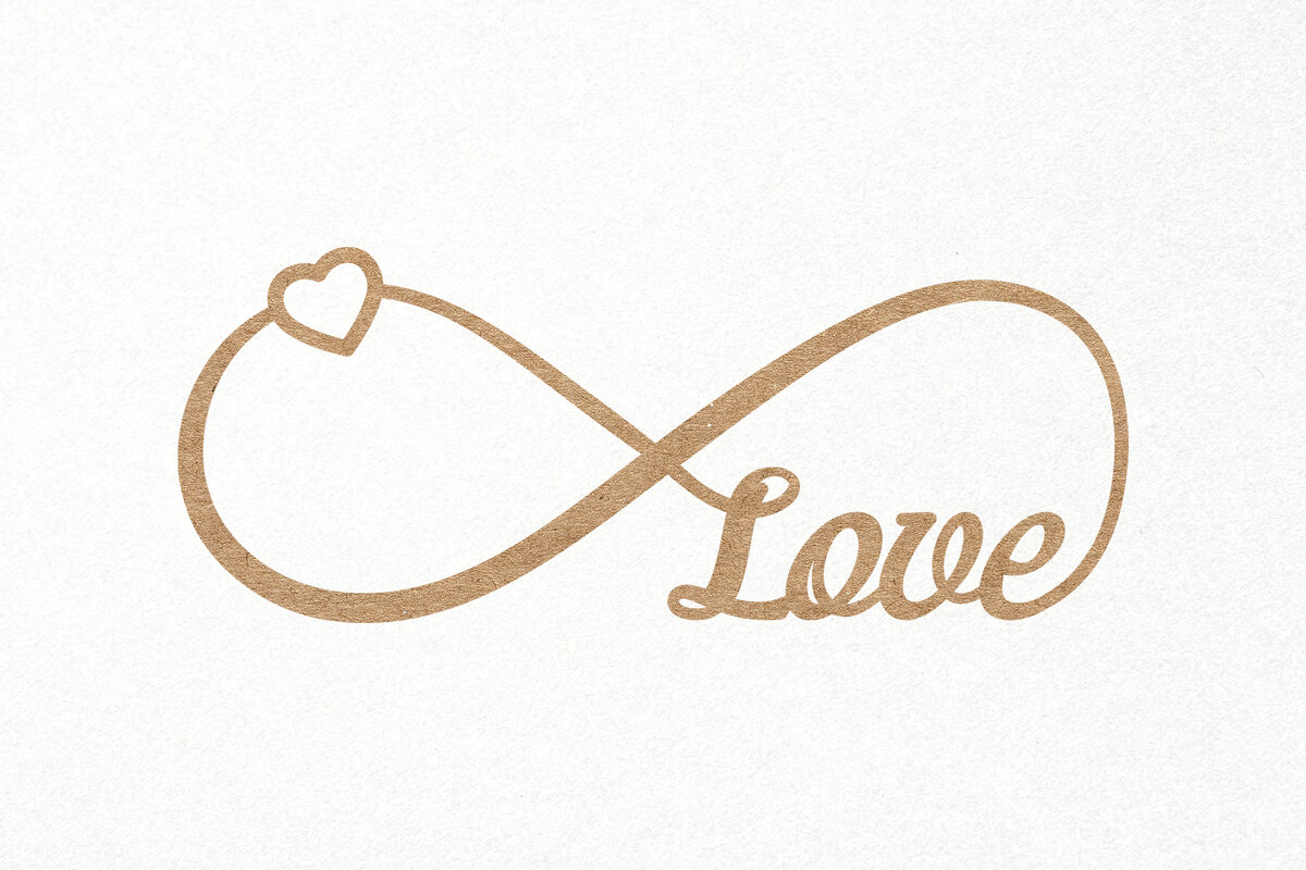 Intra απο ξύλο plywood 3mm-4mm πάχος - Endless Infinity Love Cake Topper  Δίασταση 20x20 cm INTRAFABR-24757052