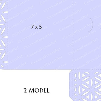 Intra απο ξύλο plywood 3mm-4mm πάχος - Πρότυπο φακέλου Sacred Pattern  Δίασταση 20x20 cm INTRAFABR-61281022 - Image 3