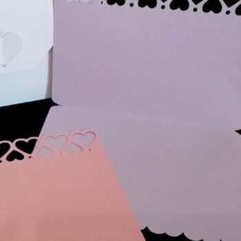 Intra απο ξύλο plywood 3mm-4mm πάχος - Φάκελος με κούμπωμα καρδιάς + BONUS Δίασταση 4x13 cm INTRAFABR-32861473 - Image 1