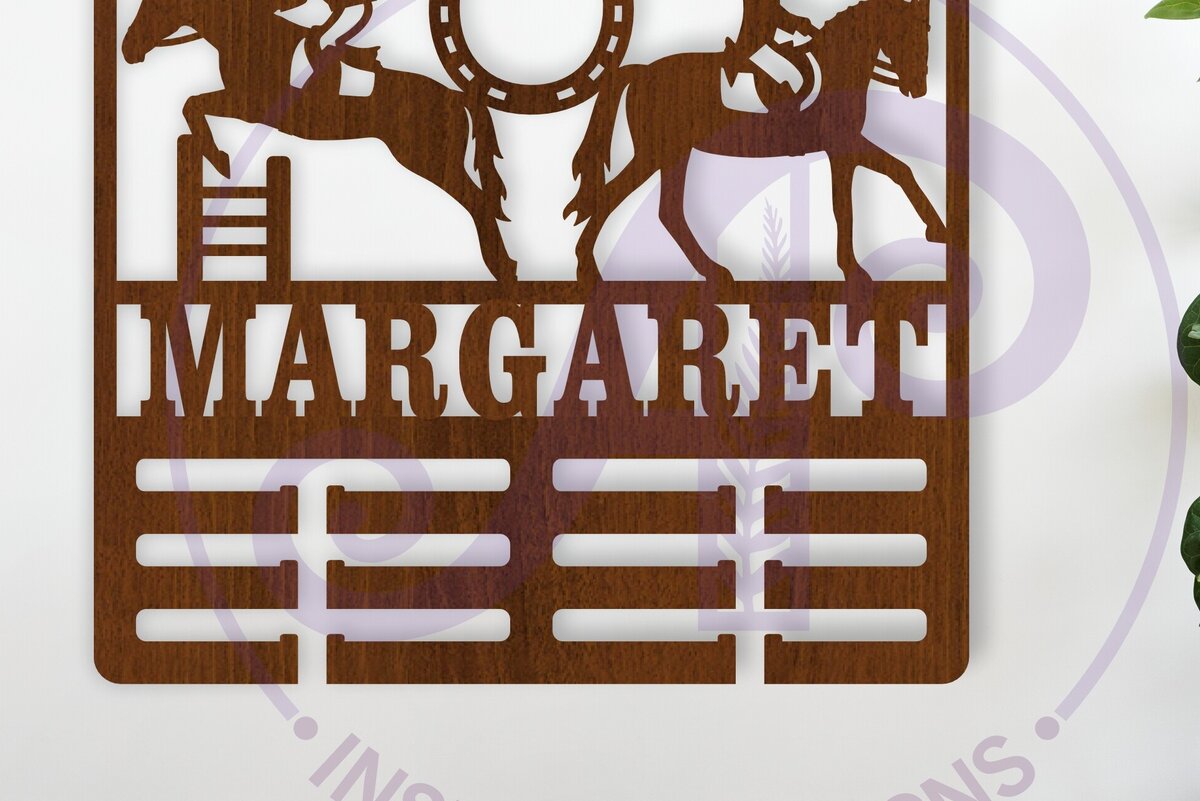 Intra απο ξύλο plywood 3mm-4mm πάχος - Ιππική Γυναίκα Κάτοχος Μεταλλίου Όνομα  Δίασταση 30x20 cm INTRAFABR-114634559