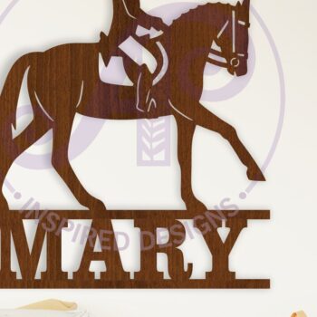 Intra απο ξύλο plywood 3mm-4mm πάχος - Ιππασία Ιππασίας Όνομα  Δίασταση 30x20 cm INTRAFABR-107589840 - Image 1