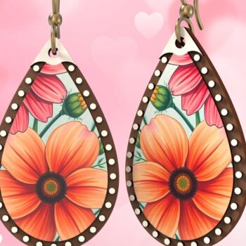 Intra απο ξύλο plywood 3mm-4mm πάχος - Ethnic Style Σκουλαρίκια Drop Laser Cut Δίασταση 32x52 cm INTRAFABR-123290446 - Image 3