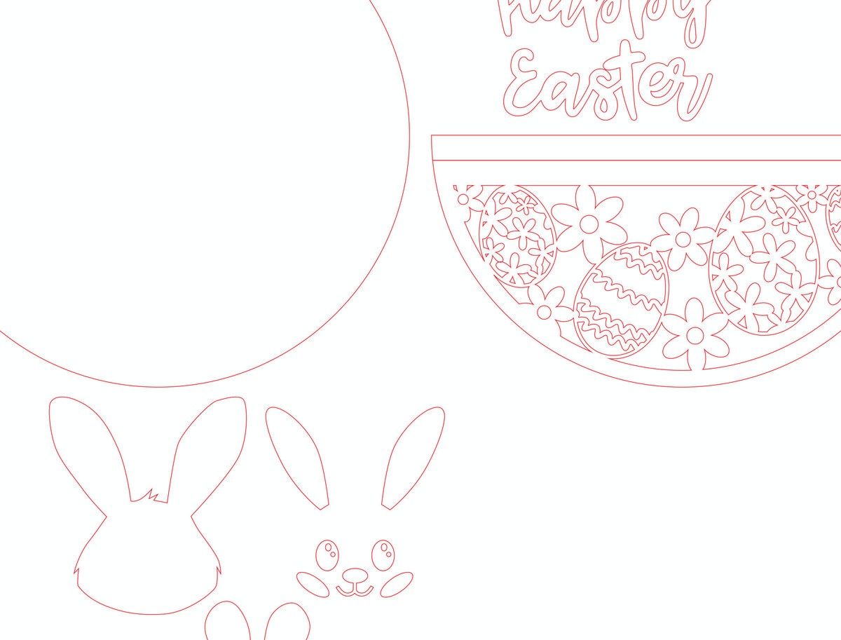 Intra απο ξύλο plywood 3mm-4mm πάχος - Κάθε λαγουδάκι καλωσορίσματος  Δίασταση 20x20 cm INTRAFABR-116542480