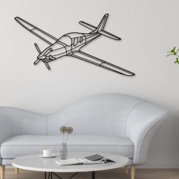 Intra απο ξύλο plywood 3mm-4mm πάχος - Evolution Laser Cut Aircraft Silhouette Δίασταση 20x20 cm INTRAFABR-112500214 - Image 1