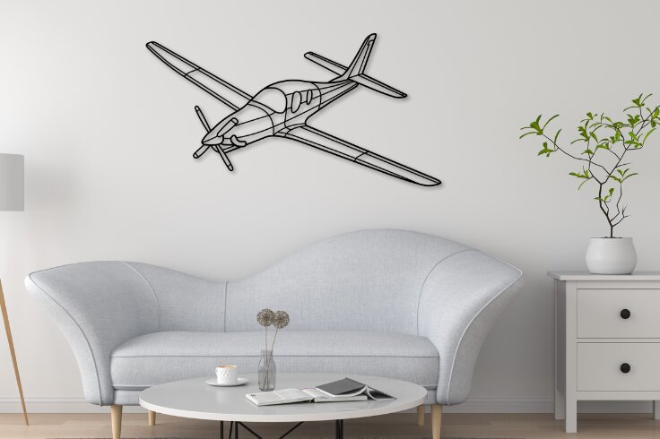 Intra απο ξύλο plywood 3mm-4mm πάχος - Evolution Laser Cut Aircraft Silhouette Δίασταση 20x20 cm INTRAFABR-112500214