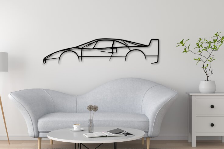 Intra απο ξύλο plywood 3mm-4mm πάχος - F40 Πρότυπο αυτοκινήτου κοπής με λέιζερ Dxf  Δίασταση 20x20 cm INTRAFABR-112750622