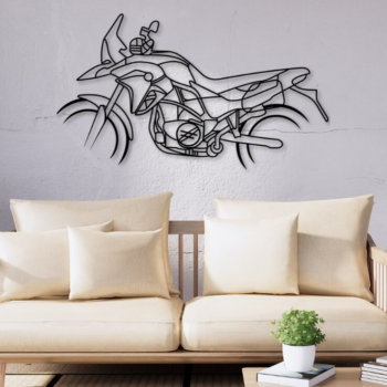 Intra απο ξύλο plywood 3mm-4mm πάχος - F800 Laser Cut Μοτοσικλέτα Σιλουέτα Δίασταση 20x20 cm INTRAFABR-110508769 - Image 1