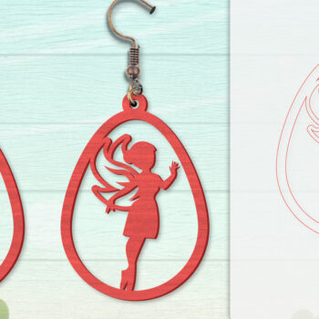 Intra απο ξύλο plywood 3mm-4mm πάχος - Σκουλαρίκια Fairy Lasercut BNDLES 8 ΣΧΕΔΙΑ Δίασταση 3x3 cm INTRAFABR-115059014 - Image 5