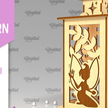 Intra απο ξύλο plywood 3mm-4mm πάχος - Fairy LaserCut. Fairy Design Δίασταση 30x20 cm INTRAFABR-100296113 - Image 1
