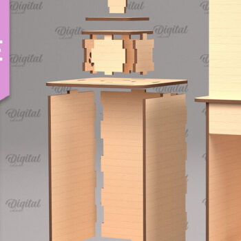 Intra απο ξύλο plywood 3mm-4mm πάχος - Fairy LaserCut. Fairy Design Δίασταση 30x20 cm INTRAFABR-100296113 - Image 3