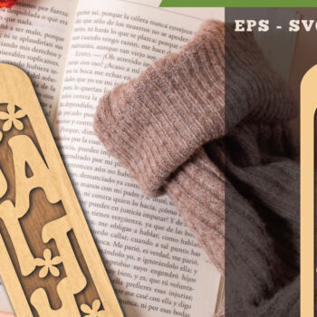 Intra απο ξύλο plywood 3mm-4mm πάχος - Σελιδοδείκτης Faith Cut Laser Δίασταση 5x20 cm INTRAFABR-117109061 - Image 1