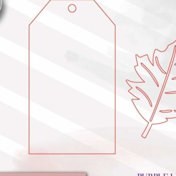 Intra απο ξύλο plywood 3mm-4mm πάχος - Φθινοπωρινό Beaded Garland Tag  αποκοπής Δίασταση 30x20 cm INTRAFABR-74510930 - Image 2