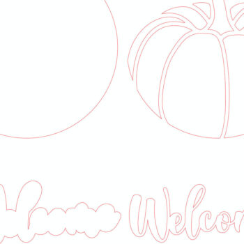 Intra απο ξύλο plywood 3mm-4mm πάχος - Φθινοπωρινή κρεμάστρα πόρτας Δίασταση 20x20 cm INTRAFABR-100486679 - Image 4