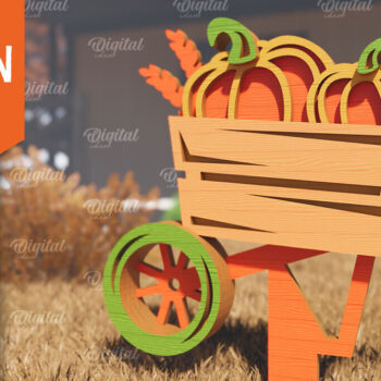 Intra απο ξύλο plywood 3mm-4mm πάχος - Πακέτο κοπής με λέιζερ Fall Garden Stakes Δίασταση 30x20 cm INTRAFABR-102769508 - Image 11