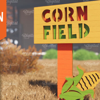 Intra απο ξύλο plywood 3mm-4mm πάχος - Πακέτο κοπής με λέιζερ Fall Garden Stakes Δίασταση 30x20 cm INTRAFABR-102769508 - Image 12