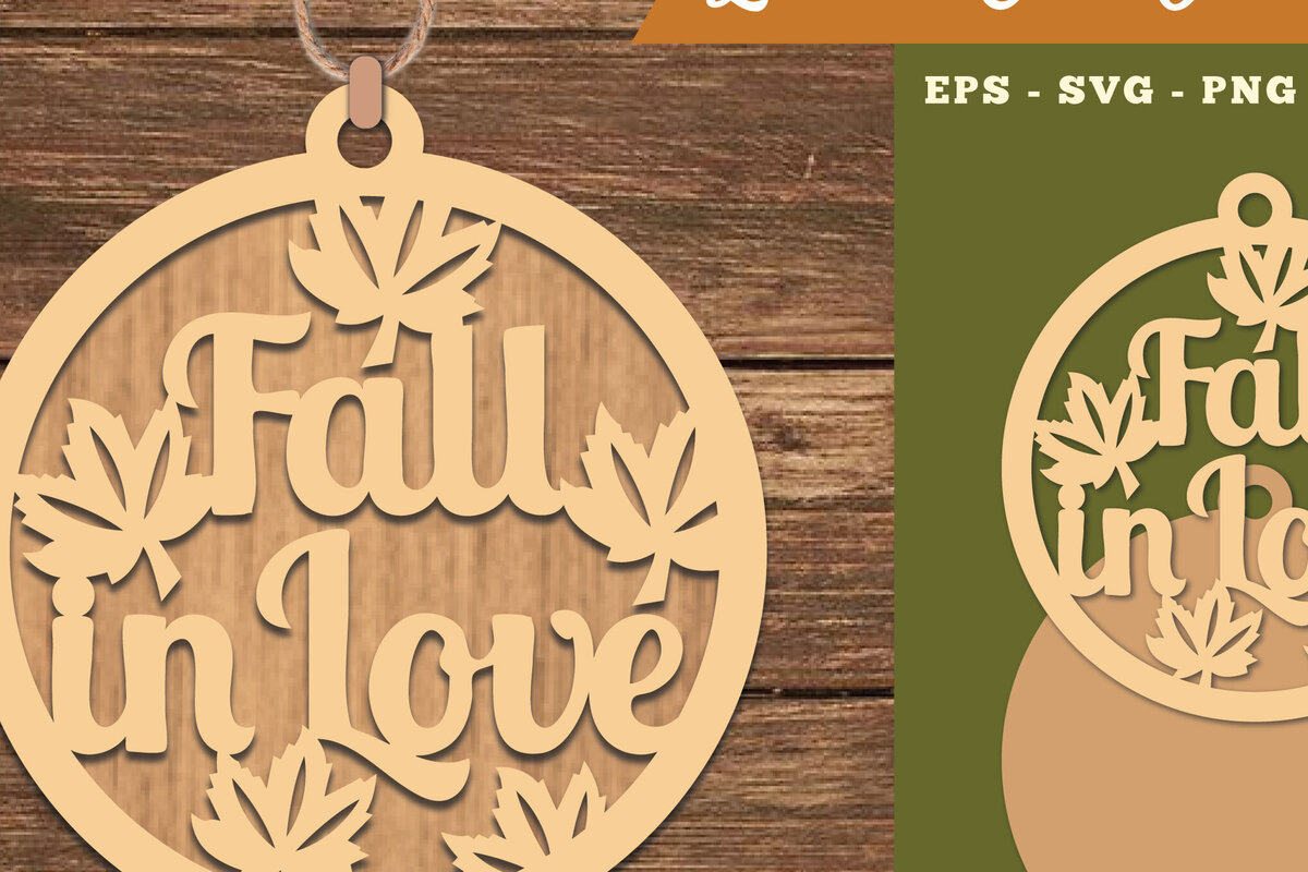 Intra απο ξύλο plywood 3mm-4mm πάχος - Στολίδι Fall in Love Cut Laser  1 Δίασταση 6x6 cm INTRAFABR-111385060