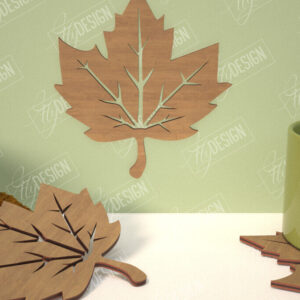 Intra απο ξύλο plywood 3mm-4mm πάχος - Φθινοπωρινό φύλλο | Φθινοπωρινά Σύμβολα | Φθινοπωρινή σεζόν Δίασταση 30x20 cm INTRAFABR-103509828