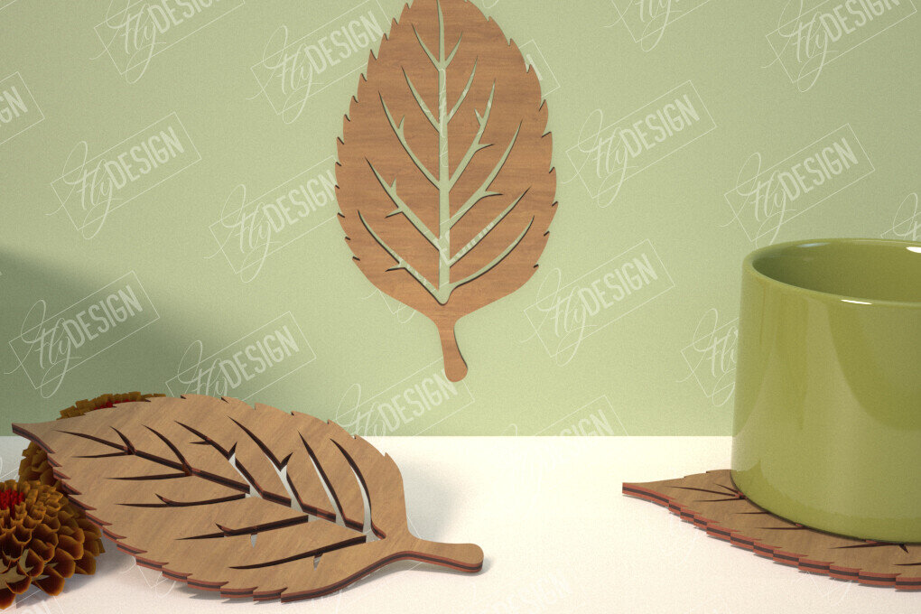 Intra απο ξύλο plywood 3mm-4mm πάχος - Φθινοπωρινό φύλλο | Φθινοπωρινά Σύμβολα | Φθινοπωρινή σεζόν Δίασταση 30x20 cm INTRAFABR-103509907