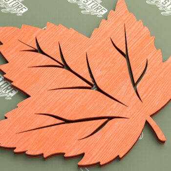 Intra απο ξύλο plywood 3mm-4mm πάχος - Φθινοπωρινό φύλλο | Φθινοπωρινά Σύμβολα | Φθινοπωρινή σεζόν Δίασταση 30x20 cm INTRAFABR-103451868 - Image 1