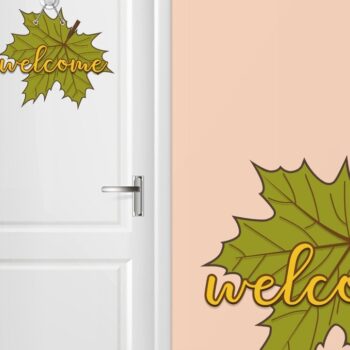 Intra απο ξύλο plywood 3mm-4mm πάχος - Πινακίδα πόρτας με στρώματα πτώσης φύλλων -  Eps Δίασταση 30x20 cm INTRAFABR-35507424 - Image 1