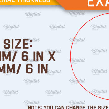 Intra απο ξύλο plywood 3mm-4mm πάχος - Στρογγυλή πινακίδα πτώσης με λέιζερ. Φθινοπωρινό σημάδι Δίασταση 30x20 cm INTRAFABR-103232747 - Image 2