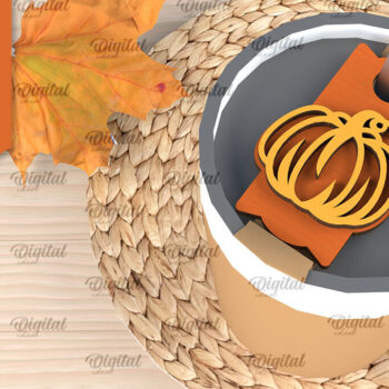 Intra απο ξύλο plywood 3mm-4mm πάχος - Fall Stanley Topper Laser Cut Design Δίασταση 30x20 cm INTRAFABR-103942663 - Image 1