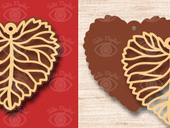 Intra απο ξύλο plywood 3mm-4mm πάχος - Σχεδιασμός φθινοπωρινού σκουλαρίκια για την ημέρα των ευχαριστιών Δίασταση 3x3 cm INTRAFABR-104184548 - Image 4