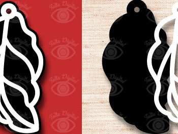 Intra απο ξύλο plywood 3mm-4mm πάχος - Σχεδιασμός φθινοπωρινού σκουλαρίκια για την ημέρα των ευχαριστιών Δίασταση 3x3 cm INTRAFABR-104184548 - Image 7