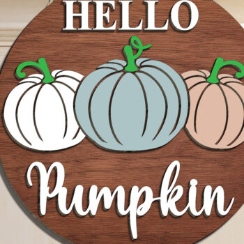 Intra απο ξύλο plywood 3mm-4mm πάχος - Fall Welcome Sign Cut File  Δίασταση 20x20 cm INTRAFABR-110615118 - Image 1