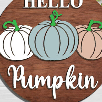 Intra απο ξύλο plywood 3mm-4mm πάχος - Fall Welcome Sign Cut File  Δίασταση 20x20 cm INTRAFABR-110615118 - Image 2