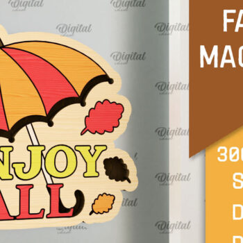 Intra απο ξύλο plywood 3mm-4mm πάχος - Πακέτο κοπής με λέιζερ με ξύλινους μαγνήτες Δίασταση 30x20 cm INTRAFABR-102891030 - Image 6