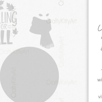 Intra απο ξύλο plywood 3mm-4mm πάχος - Falling for Fall 3D Cat Door  Δίασταση 30x20 cm INTRAFABR-105165454 - Image 2