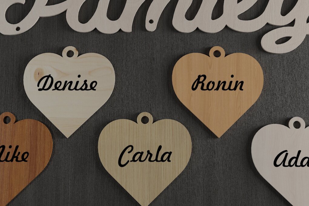 Intra απο ξύλο plywood 3mm-4mm πάχος - Ημερολόγιο οικογενειακών εορτασμών 046 Δίασταση 4x4 cm INTRAFABR-117714182