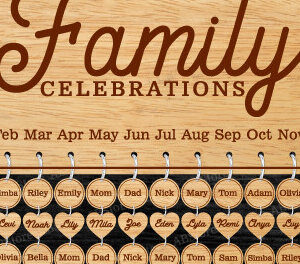 Intra απο ξύλο plywood 3mm-4mm πάχος -  σανίδα οικογενειακών γιορτών Δίασταση 20x20 cm INTRAFABR-100825565