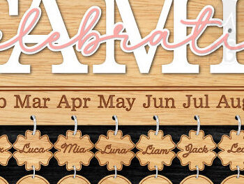 Intra απο ξύλο plywood 3mm-4mm πάχος -  σανίδα οικογενειακών γιορτών Δίασταση 20x20 cm INTRAFABR-100003280 - Image 2