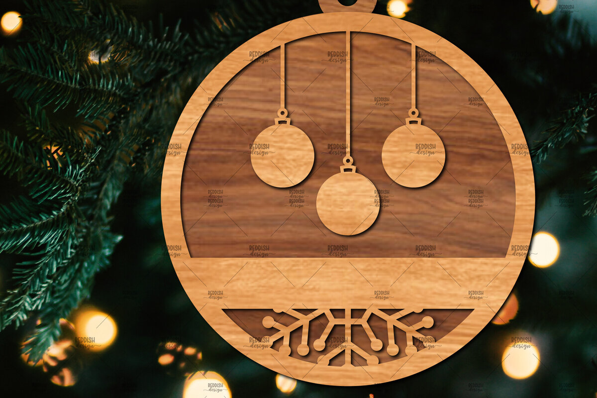 Intra απο ξύλο plywood 3mm-4mm πάχος - Οικογενειακή Χριστουγεννιάτικη Διακόσμηση Laser Cut  Δίασταση 20x20 cm INTRAFABR-107179025