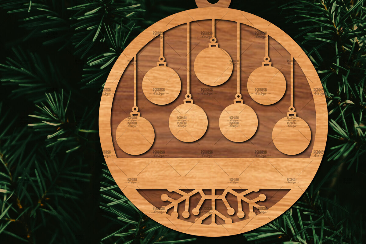 Intra απο ξύλο plywood 3mm-4mm πάχος - Οικογενειακή Χριστουγεννιάτικη Διακόσμηση Laser Cut  Δίασταση 20x20 cm INTRAFABR-107179095