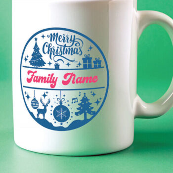 Intra απο ξύλο plywood 3mm-4mm πάχος - Οικογενειακό Χριστουγεννιάτικο Όνομα , Χριστούγεννα Δίασταση 20x20 cm INTRAFABR-109617033 - Image 7