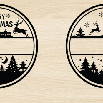 Intra απο ξύλο plywood 3mm-4mm πάχος - Οικογενειακό Χριστουγεννιάτικο Όνομα , Χριστούγεννα Δίασταση 20x20 cm INTRAFABR-108439433 - Image 2