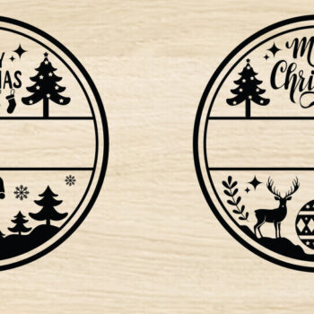 Intra απο ξύλο plywood 3mm-4mm πάχος - Οικογενειακό Χριστουγεννιάτικο Όνομα , Χριστούγεννα Δίασταση 20x20 cm INTRAFABR-108439433 - Image 4