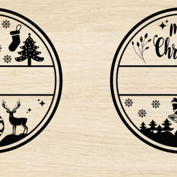 Intra απο ξύλο plywood 3mm-4mm πάχος - Οικογενειακό Χριστουγεννιάτικο Όνομα , Χριστούγεννα Δίασταση 20x20 cm INTRAFABR-108439433 - Image 5