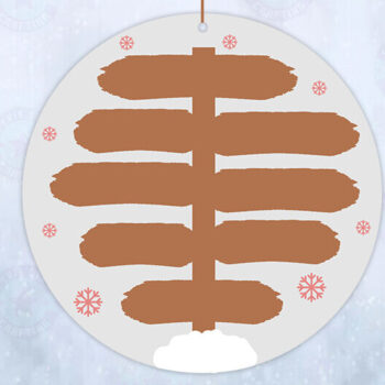 Intra απο ξύλο plywood 3mm-4mm πάχος - Οικογενειακό Χριστουγεννιάτικο Στολίδι Png, Βόρειος Πόλος Δίασταση 20x25 cm INTRAFABR-109876282 - Image 7