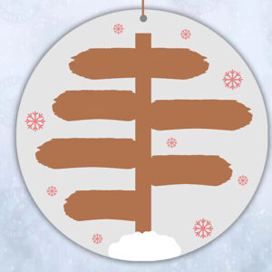 Intra απο ξύλο plywood 3mm-4mm πάχος - Οικογενειακό Χριστουγεννιάτικο Στολίδι Png  Δίασταση 20x25 cm INTRAFABR-109874646