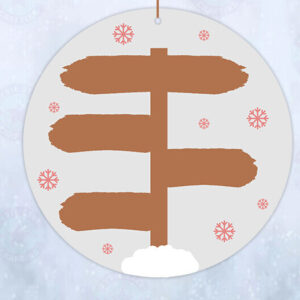Intra απο ξύλο plywood 3mm-4mm πάχος - Οικογενειακό Χριστουγεννιάτικο Στολίδι Png  Δίασταση 20x25 cm INTRAFABR-109874930