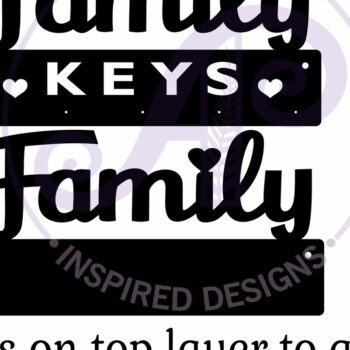 Intra απο ξύλο plywood 3mm-4mm πάχος - Σχέδια θήκης για οικογενειακά κλειδιά Δίασταση 30x20 cm INTRAFABR-119989568 - Image 3