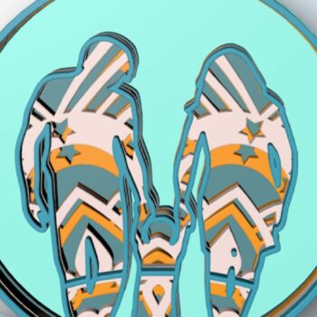 Intra απο ξύλο plywood 3mm-4mm πάχος - Family Medalion, 5 Layers, Mandala Δίασταση 30x30 cm INTRAFABR-31279045 - Image 2