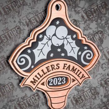 Intra απο ξύλο plywood 3mm-4mm πάχος - Οικογενειακά Διακοσμητικά Σχέδιο  Cut Laser Δίασταση 6x6 cm INTRAFABR-79660667 - Image 10