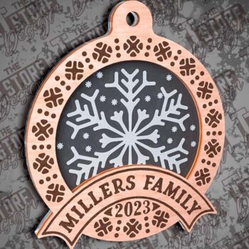 Intra απο ξύλο plywood 3mm-4mm πάχος - Οικογενειακά Διακοσμητικά Σχέδιο  Cut Laser Δίασταση 6x6 cm INTRAFABR-79660370 - Image 1