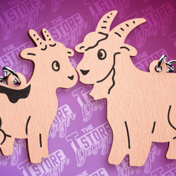 Intra απο ξύλο plywood 3mm-4mm πάχος - Μπρελόκ Family Puzzle | Αρχεία CNC Δίασταση 4x4 cm INTRAFABR-87306435 - Image 2