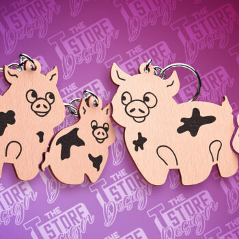 Intra απο ξύλο plywood 3mm-4mm πάχος - Μπρελόκ Family Puzzle | Αρχεία CNC Δίασταση 4x4 cm INTRAFABR-87306435 - Image 5